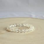 bracelet en cristal de roche naturel en perle 8mm