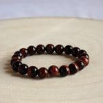 Bracelet en pierre naturelle Oeil de Taureau perle 8mm