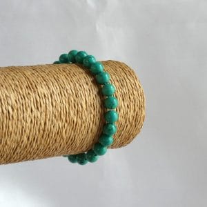 Bracelet de bein être en pierre naturelle Turquoise 8mm