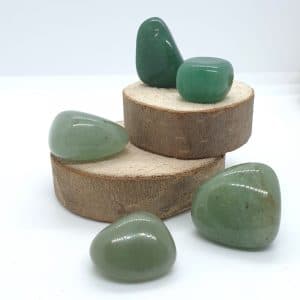 Pierres roulées en véritables pierres naturelles d'Aventurine verte