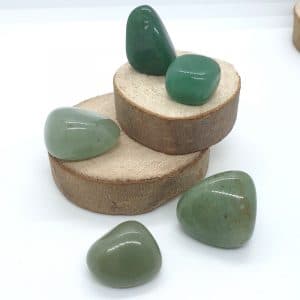 Pierres roulées en véritables pierres naturelles d'Aventurine verte