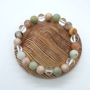 Bracelet "Joie & Confiance" en pierres naturelles