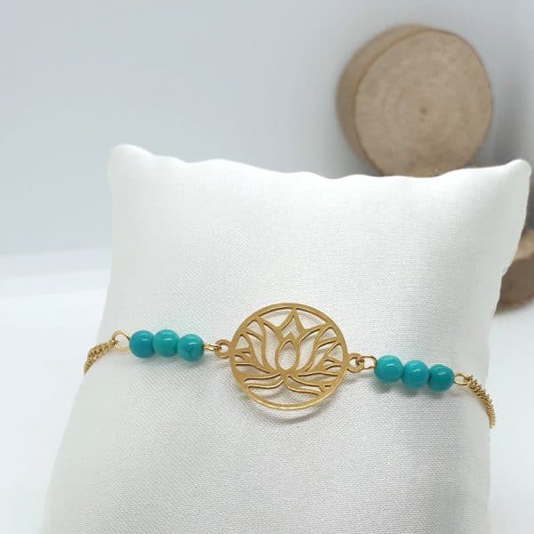 Parure en Turquoise naturel suprême de la boutique Pierres d'étoiles