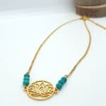 Parure en Turquoise naturel suprême de la boutique Pierres d'étoiles