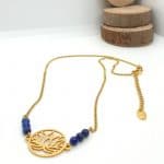 Parure Lapis lazuli naturel collier et bracelet boutique Pierres d’étoiles