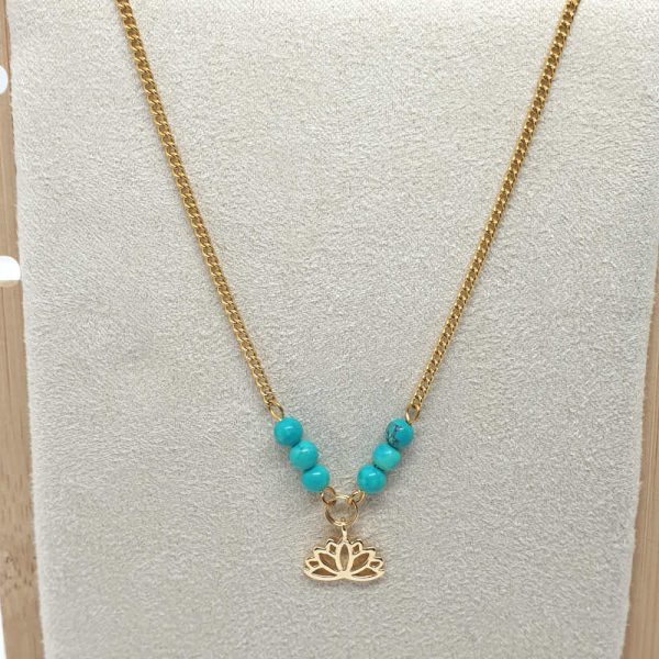 Parure en Turquoise naturel boutique Pierres d'étoiles