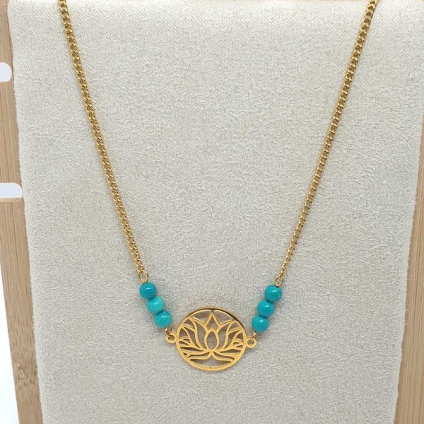 Parure en Turquoise naturel suprême de la boutique Pierres d'étoiles